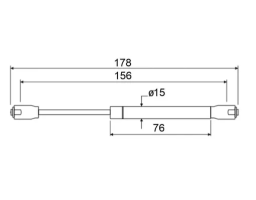 Pistão para armario de cozinha