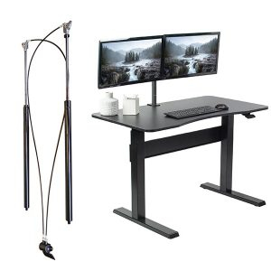 Rigid Locking Gas Spring with Vertical Mounting