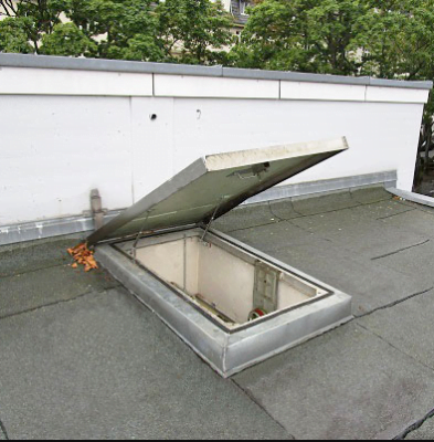 Kellerluke Mit Gasdruckfeder