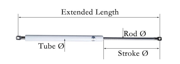 Gasdruckfeder Bettkasten