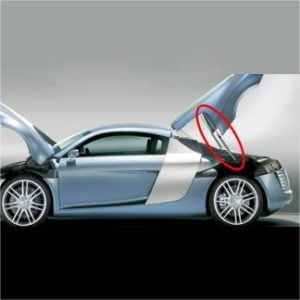 Pistoni cofano nissan qashqai