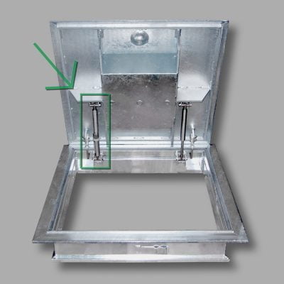 Schachtabdeckung Mit Gasdruckfeder