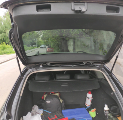 газовые упоры багажника нива