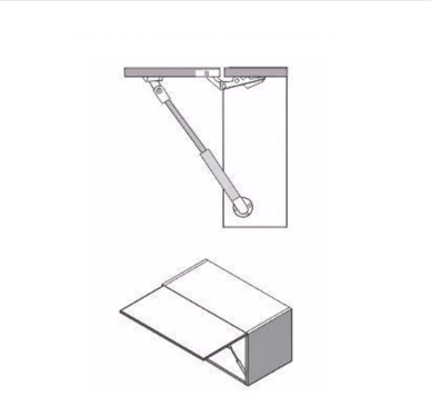 Pistão a gas armario