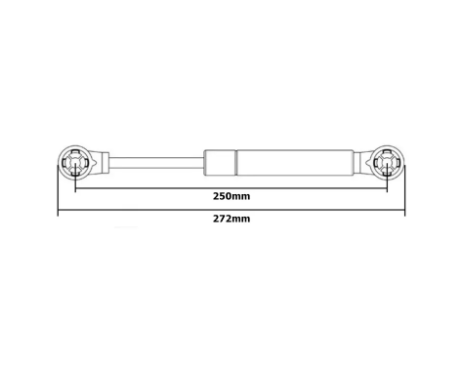 Pistão a gas armario