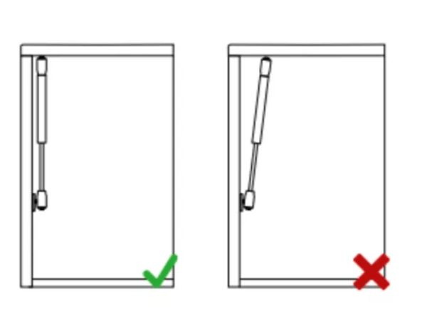 Pistão porta armario
