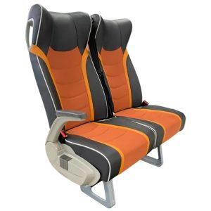 Locking Gas spring for coach seat
