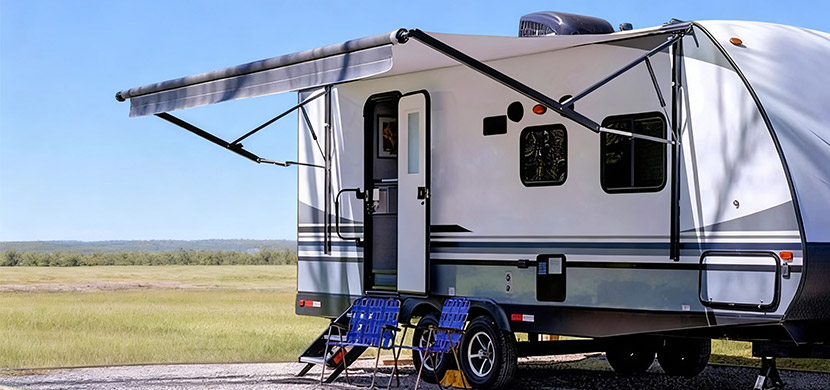 Ammortizzatori per finestre a conchiglia per camper