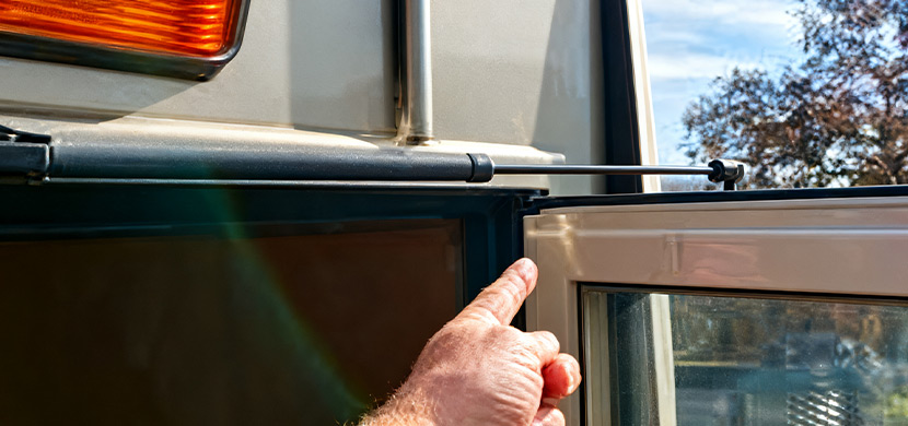 Silence the Slam-Upgrade Camper Door Shocks