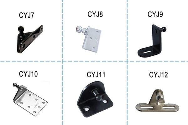 gas spring mounting bracket gas spring mounting bracket