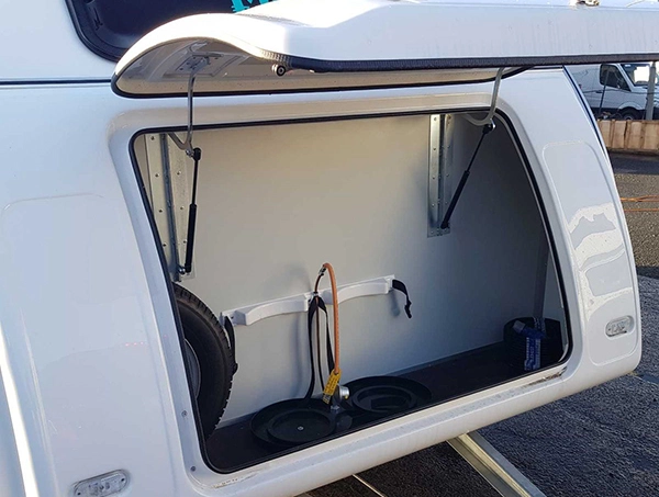 gas struts for caravan front locker 1