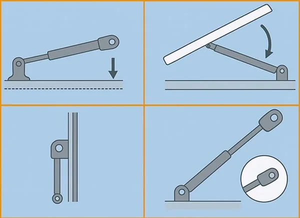 install gas strut 1100x800 1