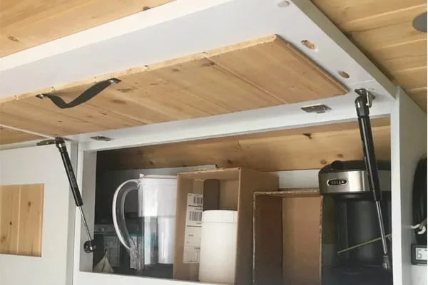 Cabinets for gas spring