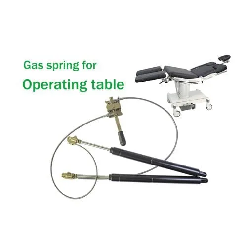 Gas spring for Operating table