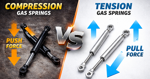 Compression Gas Springs vs Tension Gas Springs