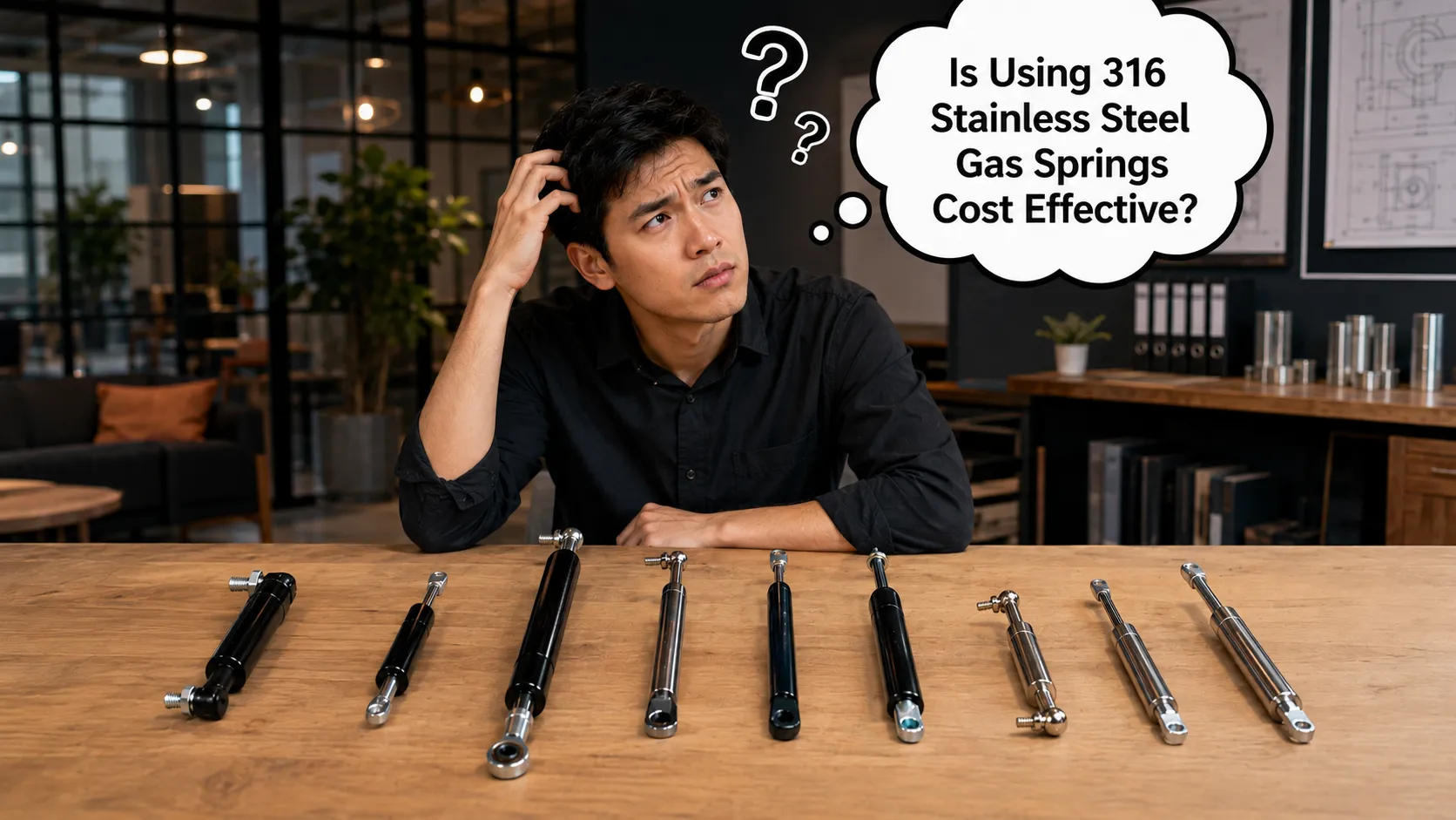 Is Using 316 Stainless Steel Gas Springs Cost Effective