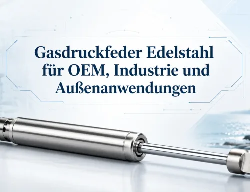 Gasdruckfeder Edelstahl für OEM, Industrie und Außenanwendungen