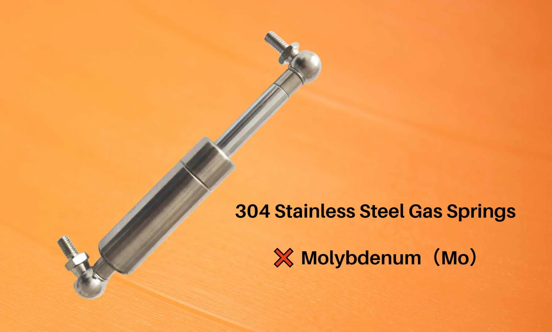 304 Stainless Steel Gas Springs