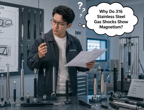 Why Do 316 Stainless Steel Gas Shocks Show Magnetism?