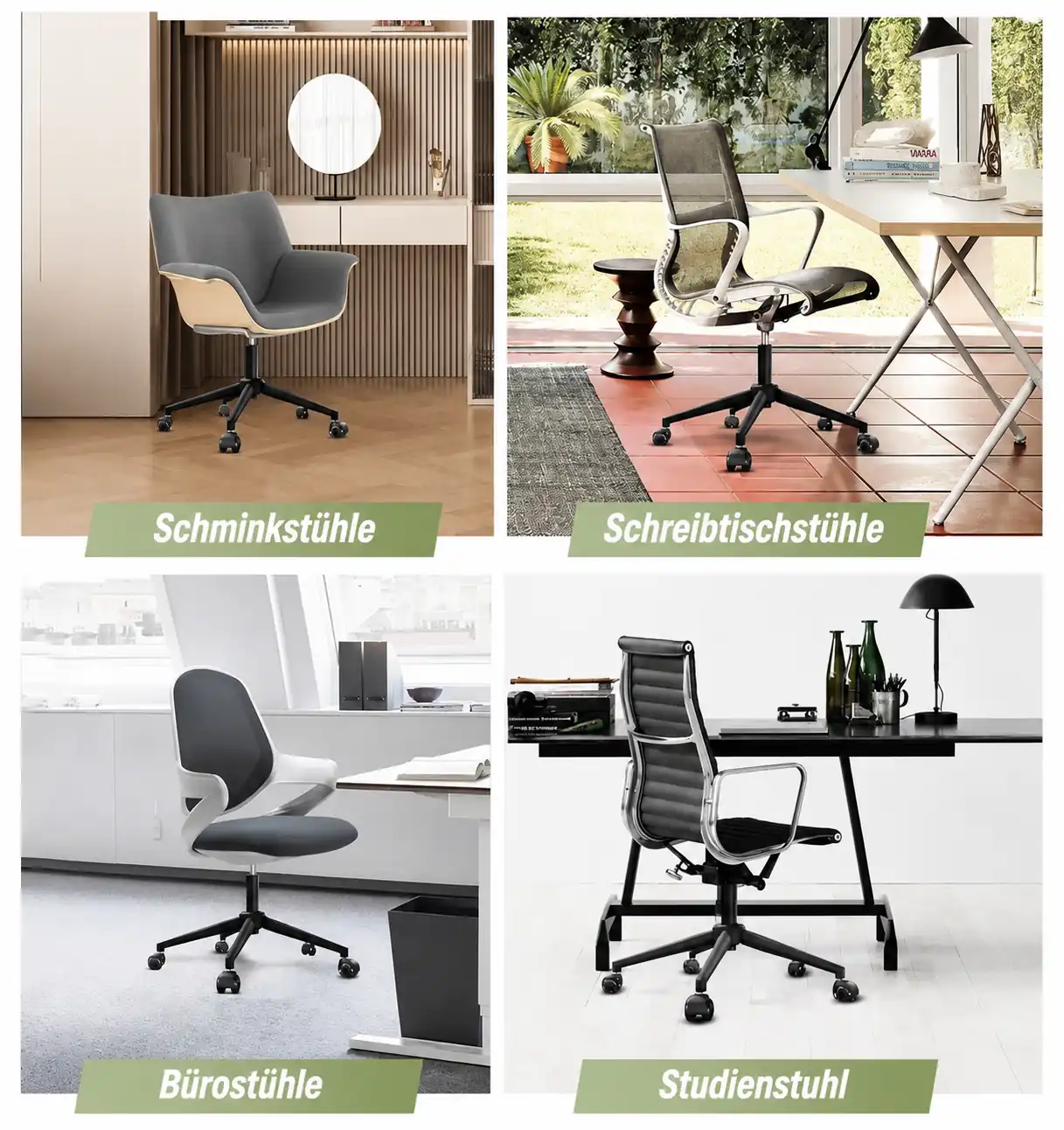 Gasfeder Bürostuhl für Schminkstühle, Schreibtischstühle, Bürostühle und Studierstühle