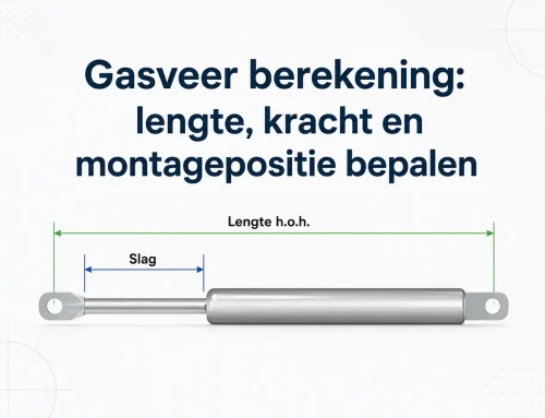 Gasveer berekening: lengte, kracht en montagepositie bepalen