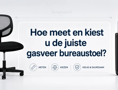 Hoe meet en kiest u de juiste gasveer bureaustoel?